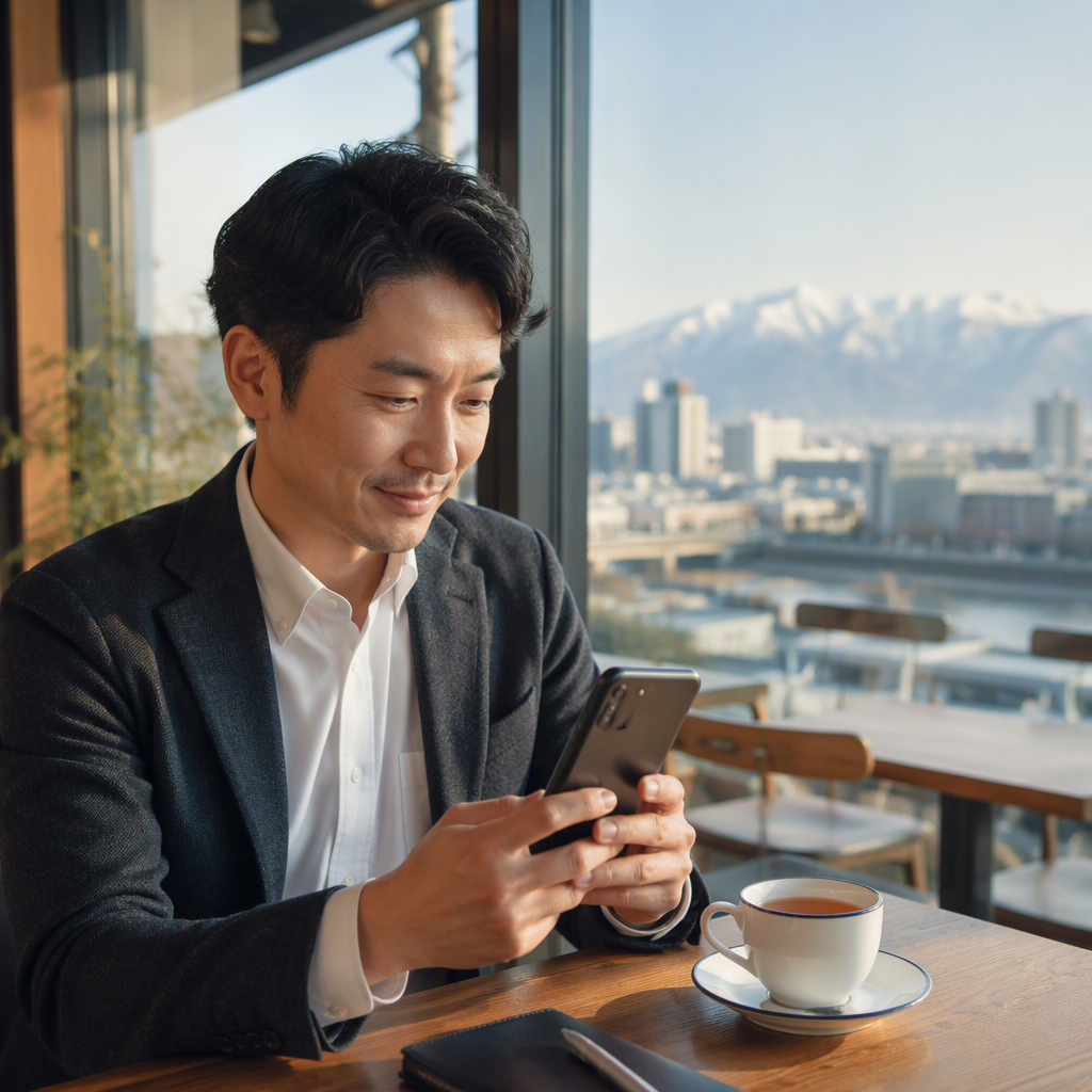 富山市山側の仕事終わり初デート|夜カフェで1時間の誘い方