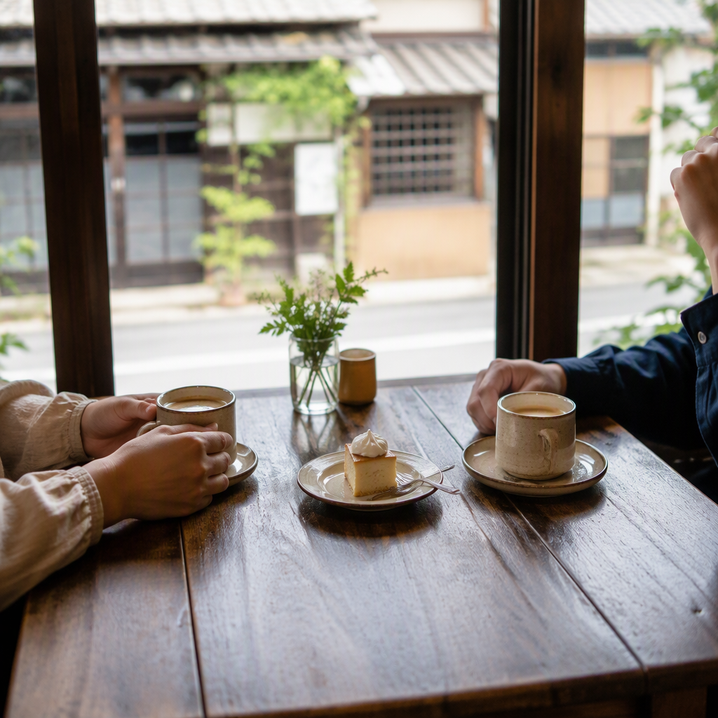 射水市・内川の初デートは昼カフェへ｜1時間プランと誘い方