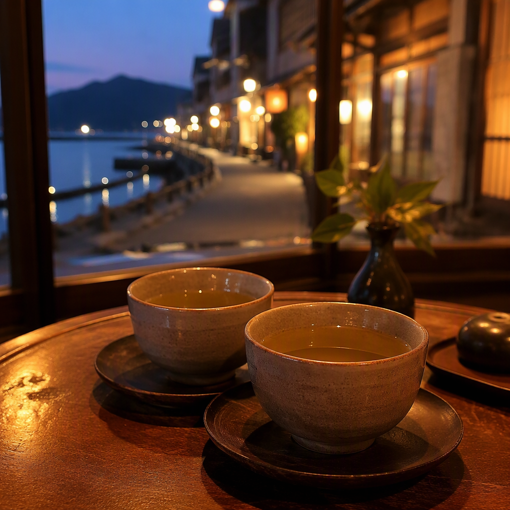 氷見市の海岸沿いで初デート｜夜カフェの選び方と1時間の誘い方
