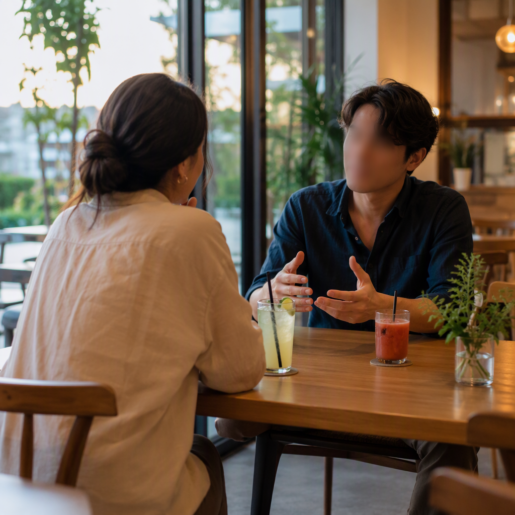【砺波市】仕事終わりの夜カフェ初デート術｜1時間で好印象に