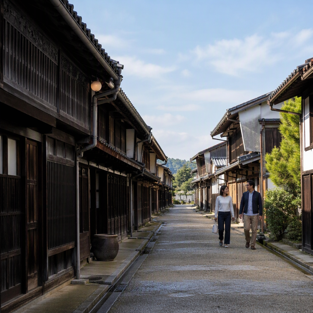 南砺市・井波/城端の初デート案|カフェと町歩きの誘い方