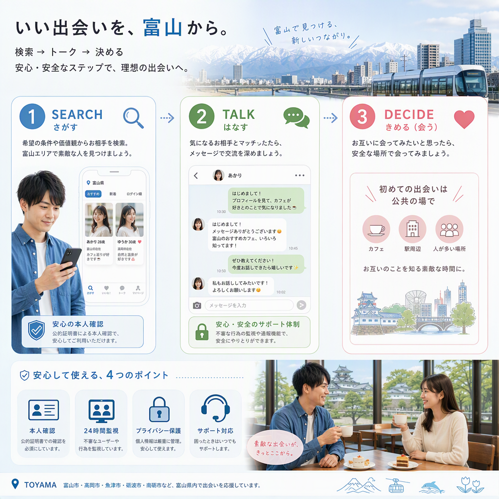 富山でワクワクメールを使う恋活術