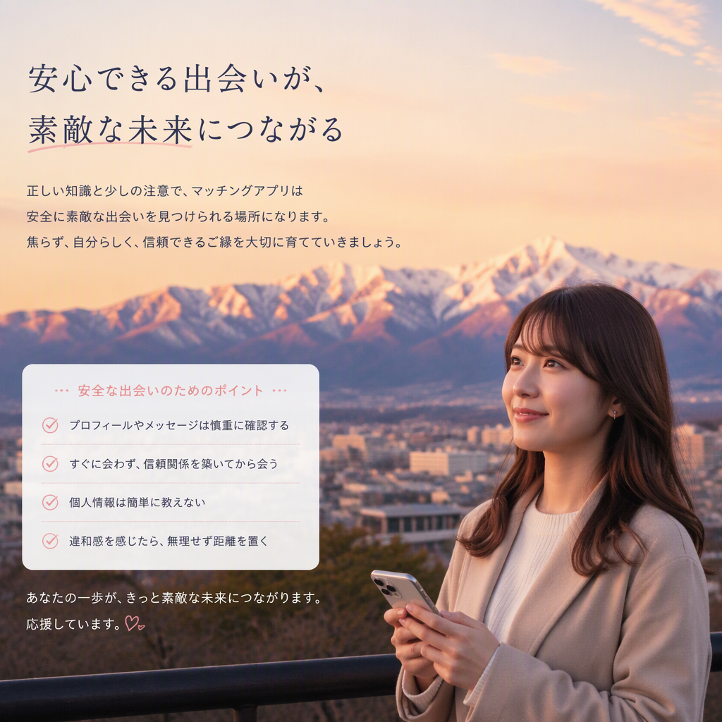 富山で怖くない出会い｜イククル安全活用術