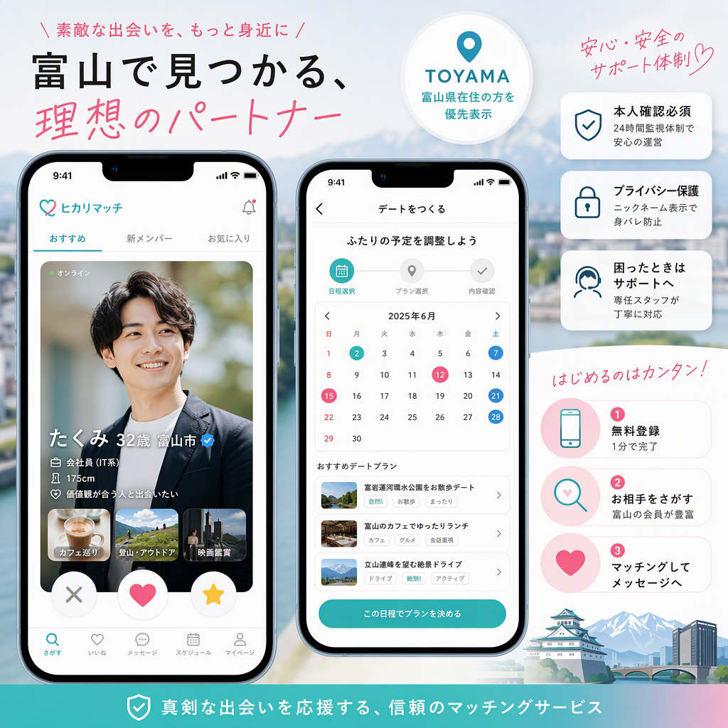 富山男性、ペイターズを使うなら?即会い活用術